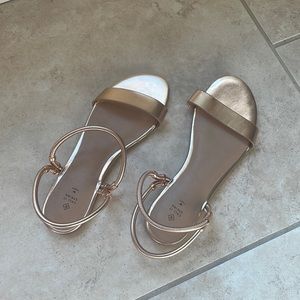 Rose gold Sandals